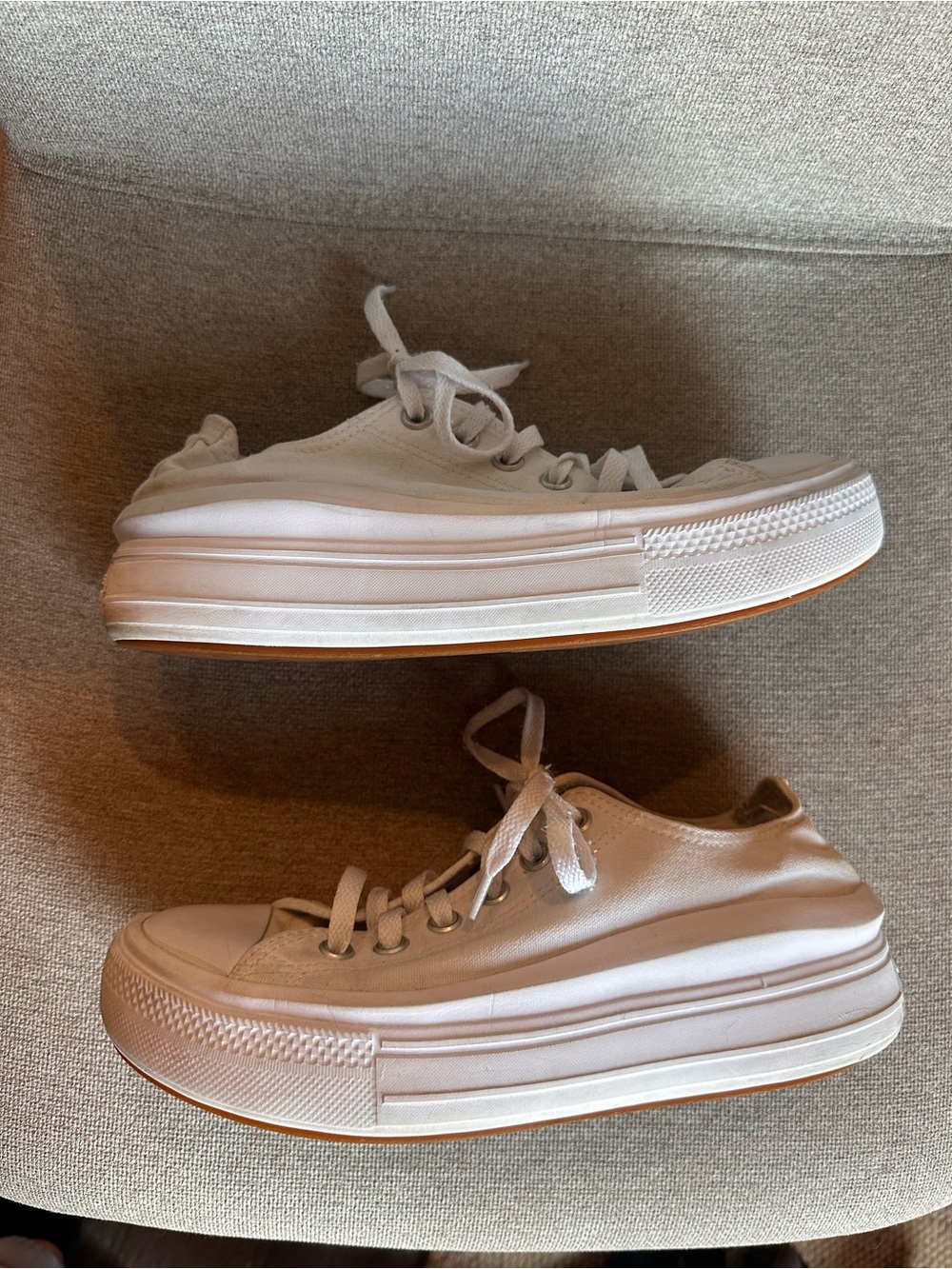 White Platform Converse - Picture 4 of 9